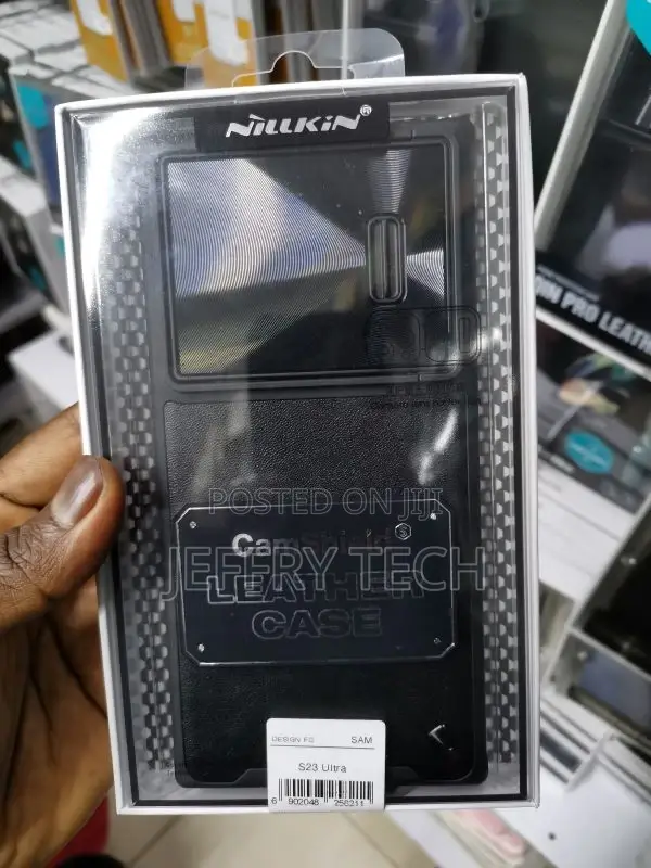 Nillkin Camshield Leather Case S - Galaxy S22 Ultra - Black