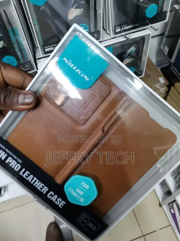 Samsung Galaxy Z Fold 5 Case Brown NILLKIN QIN PRO LEATHER