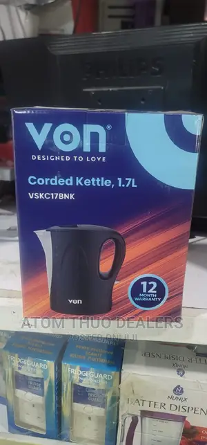 Von Corded Kettle 1.7 Lt
