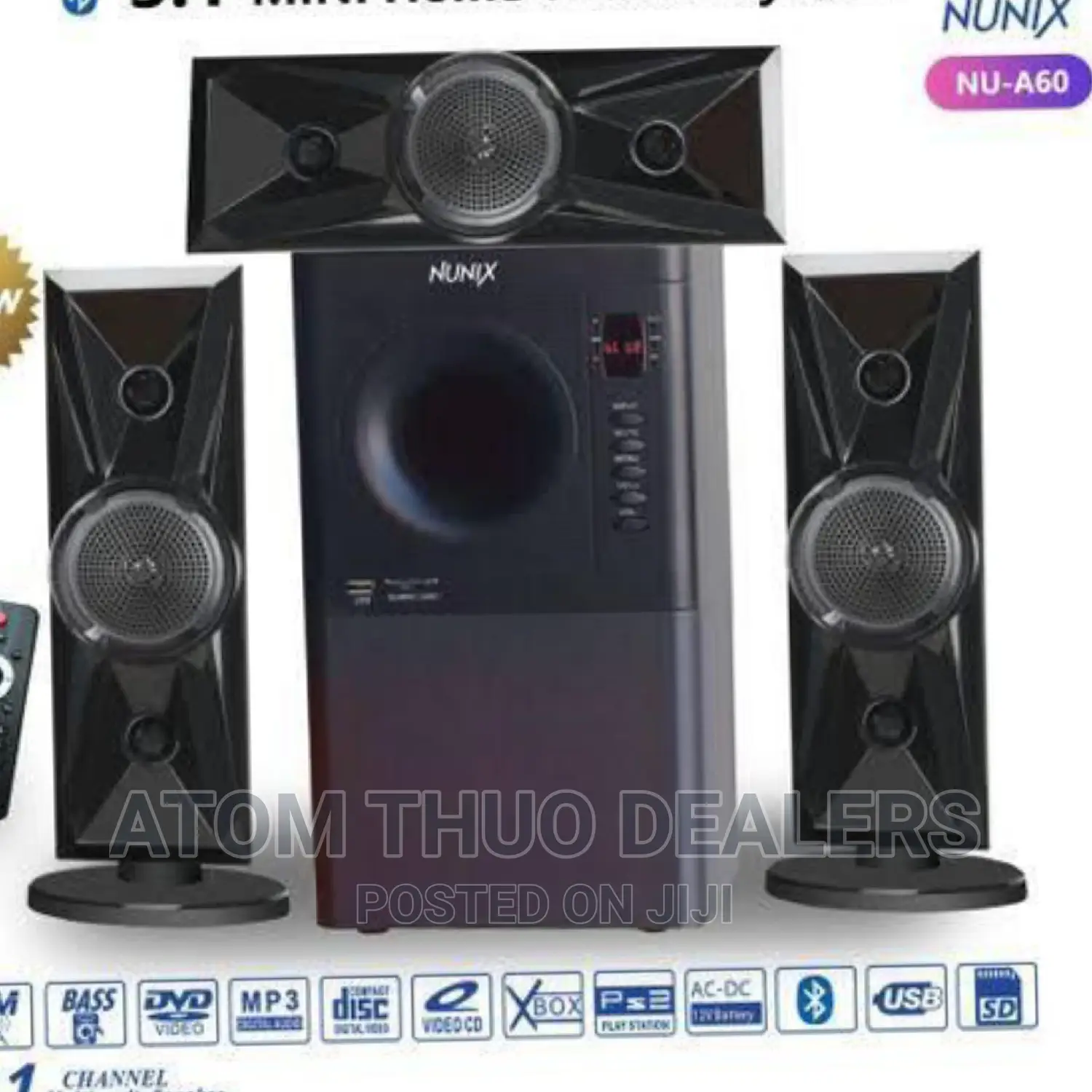 Nunix Nu- A60 Xbass Home Theater Sound System 