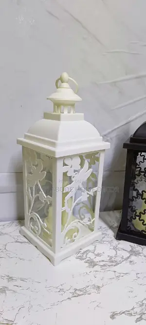 White Lantern Decorative Light Lamp