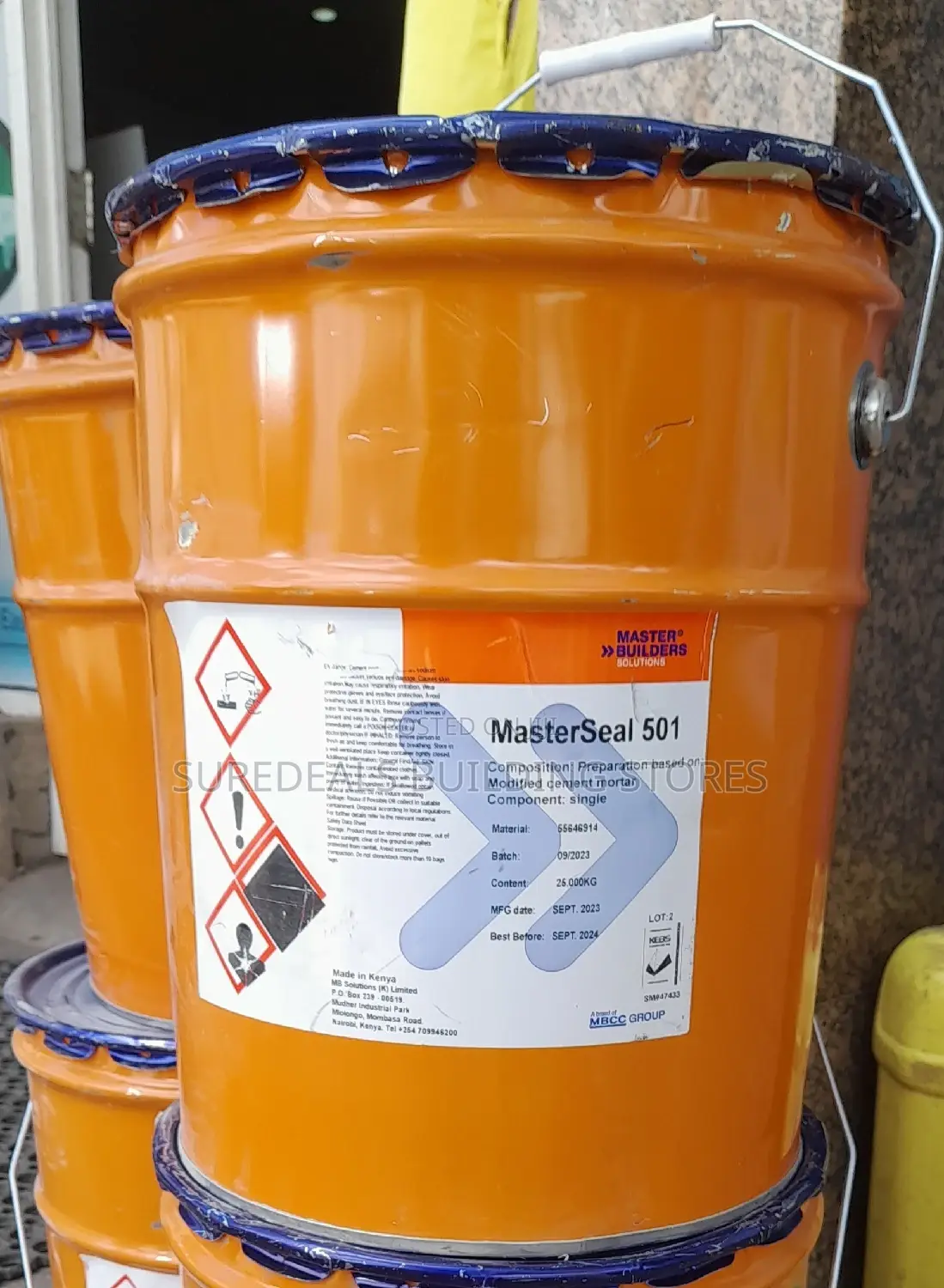 BASF MASTERSEAL 501-Waterproofing System for Concrete Tank