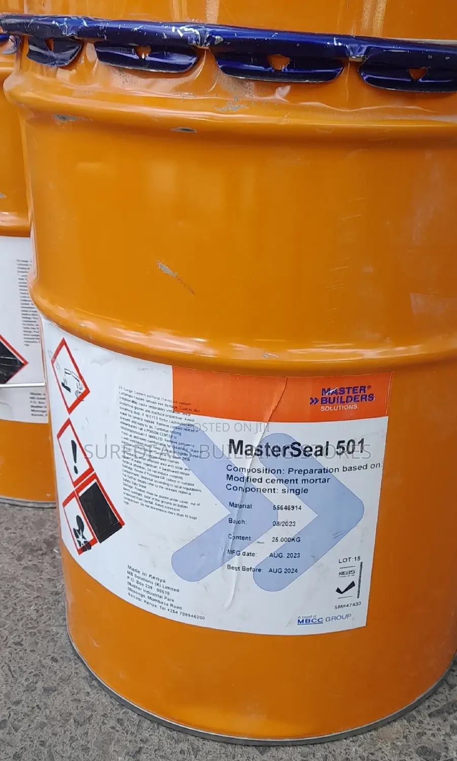 BASF MASTERSEAL 501-Waterproofing System for Concrete Tank