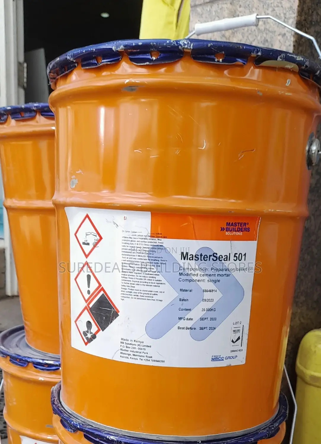BASF MASTERSEAL 501-Waterproofing System for Concrete Tank