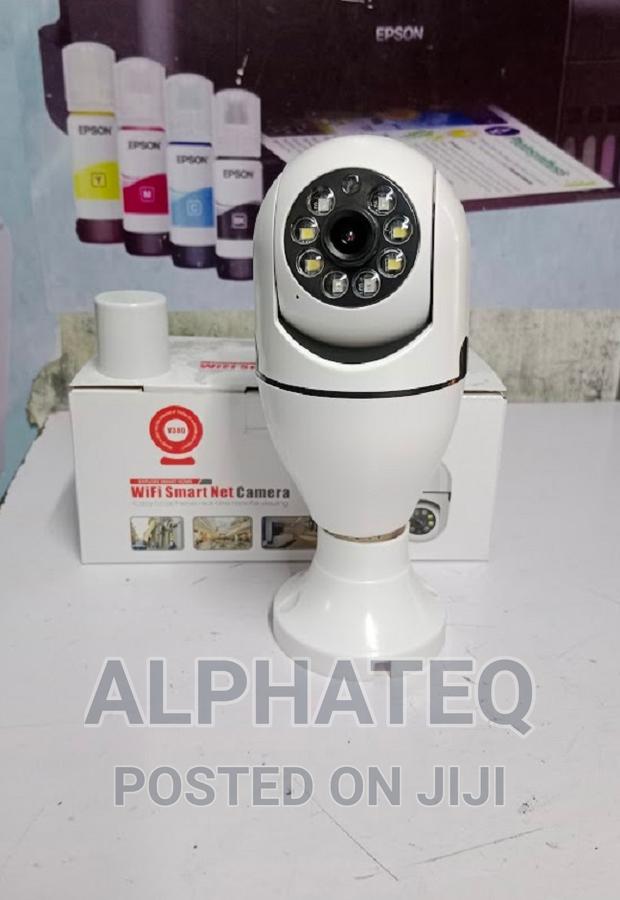 V380 Light Bulb Camera Wifi Outdoor, 1080P Smart Light Bulb