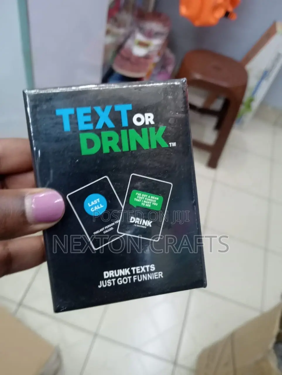 Text or Drink Card Game