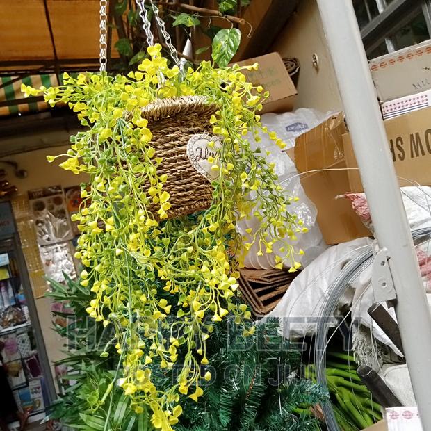 Artificial Wall Hanging With Hanging Basket - thumbnail 3
