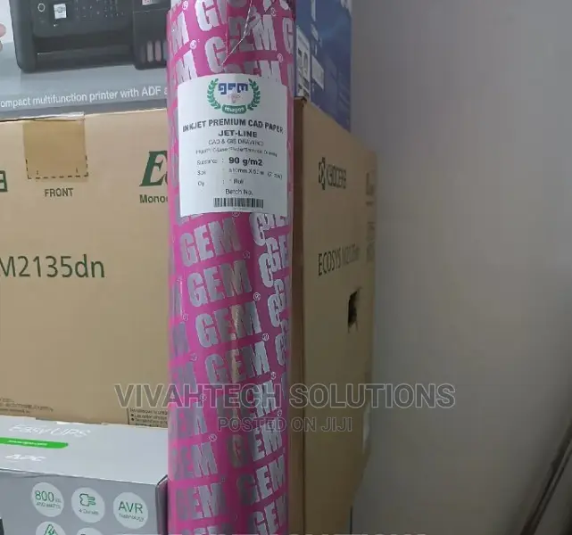 Bond Paper/Coated Paper/Cad Paper/Plotter Paper/610mm by 50m