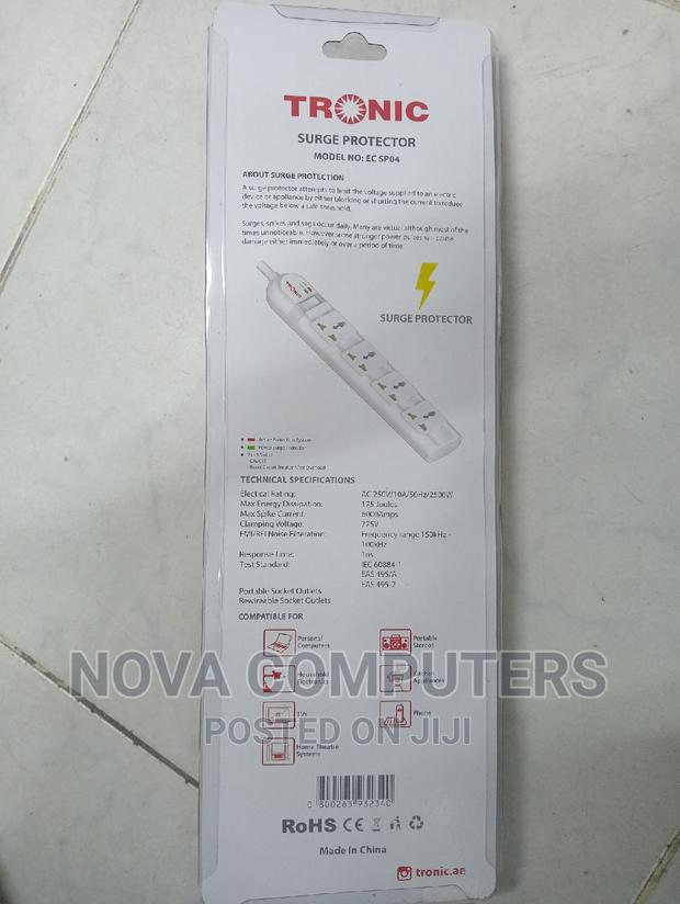 Tronic Surge Protector 4 Way Extension ECSP04 - thumbnail 2