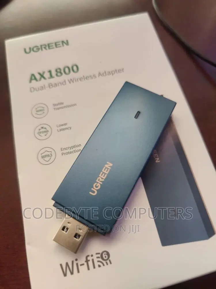 UGREEN AX1800 Dual-Band Wireless Adapter (Wi-Fi 6)