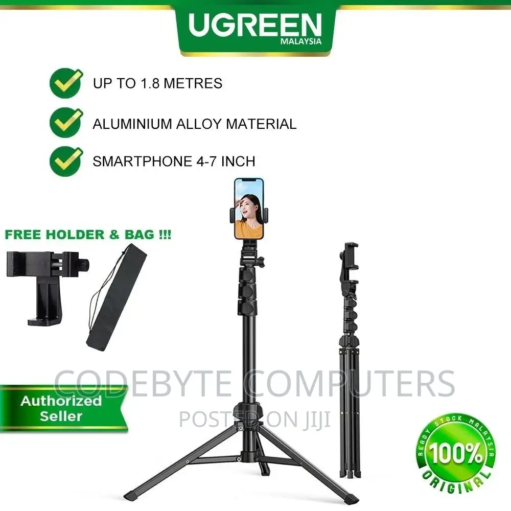 UGREEN Professional Tripod For Phone And Camera