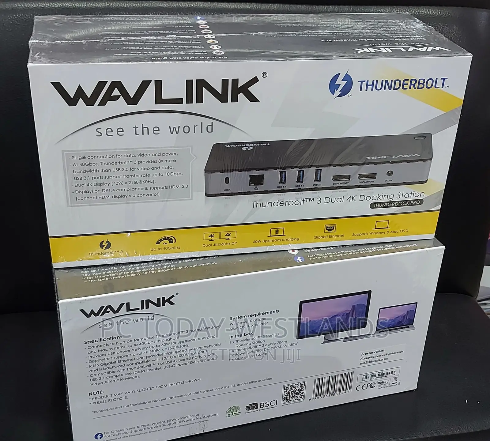 Wavlink Thunderdock Pro Dual Docking Station 60W PD