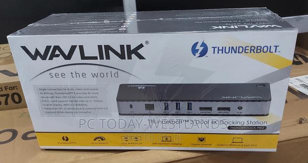Wavlink Thunderdock Pro Dual Docking Station 60W PD - thumbnail 4