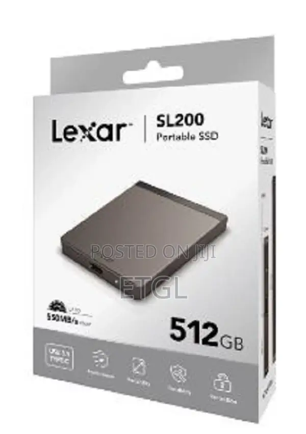 Lexar 0sl20lexar Sl200 Portable SSD 512gb SSD 512gb