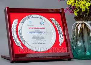 Red Wooden Plaques