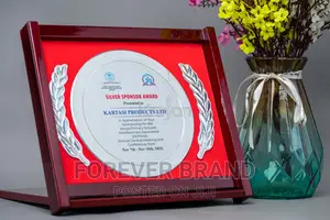 Red Wooden Plaques