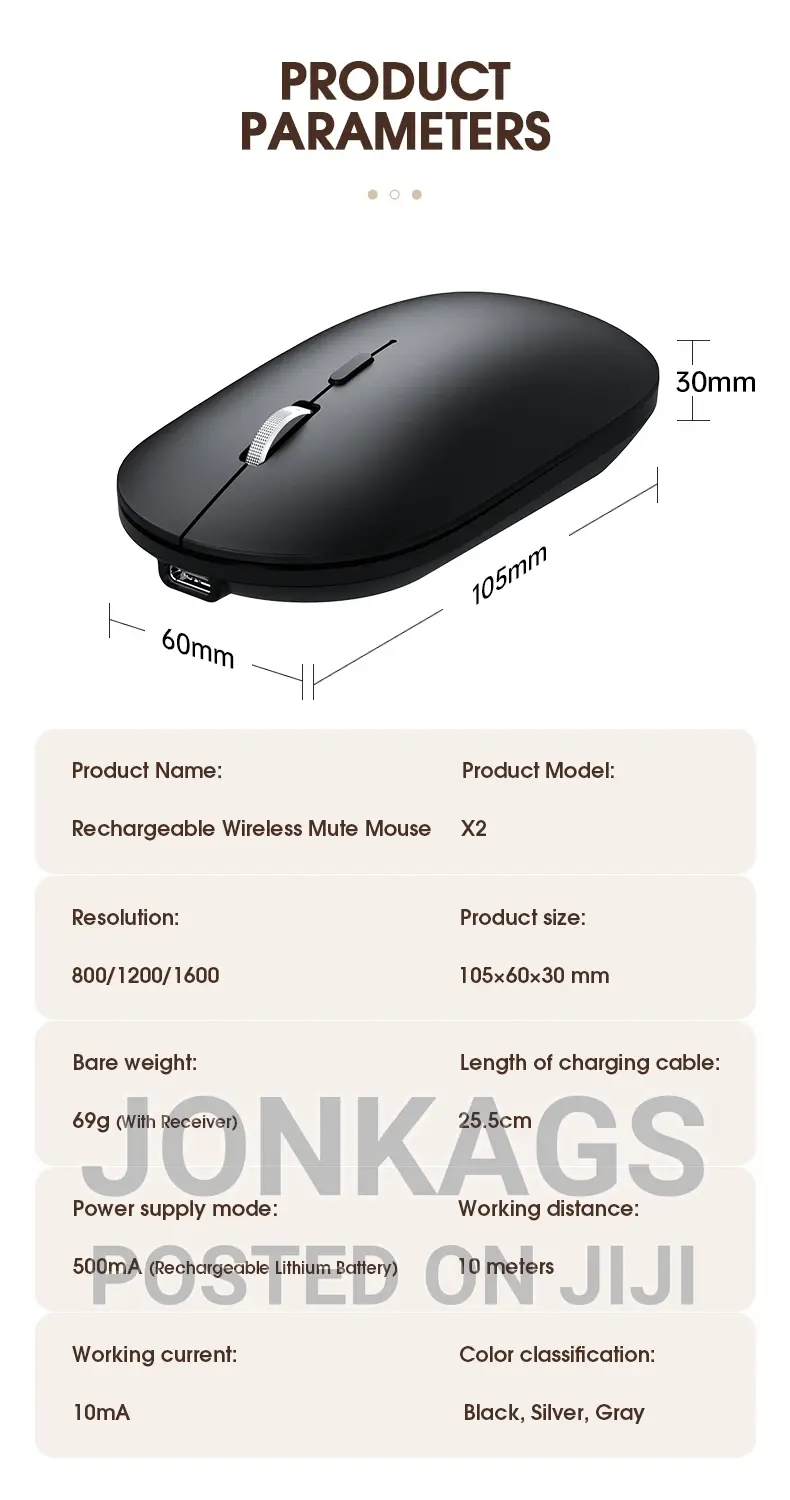 Rechargeable Computer Mouse