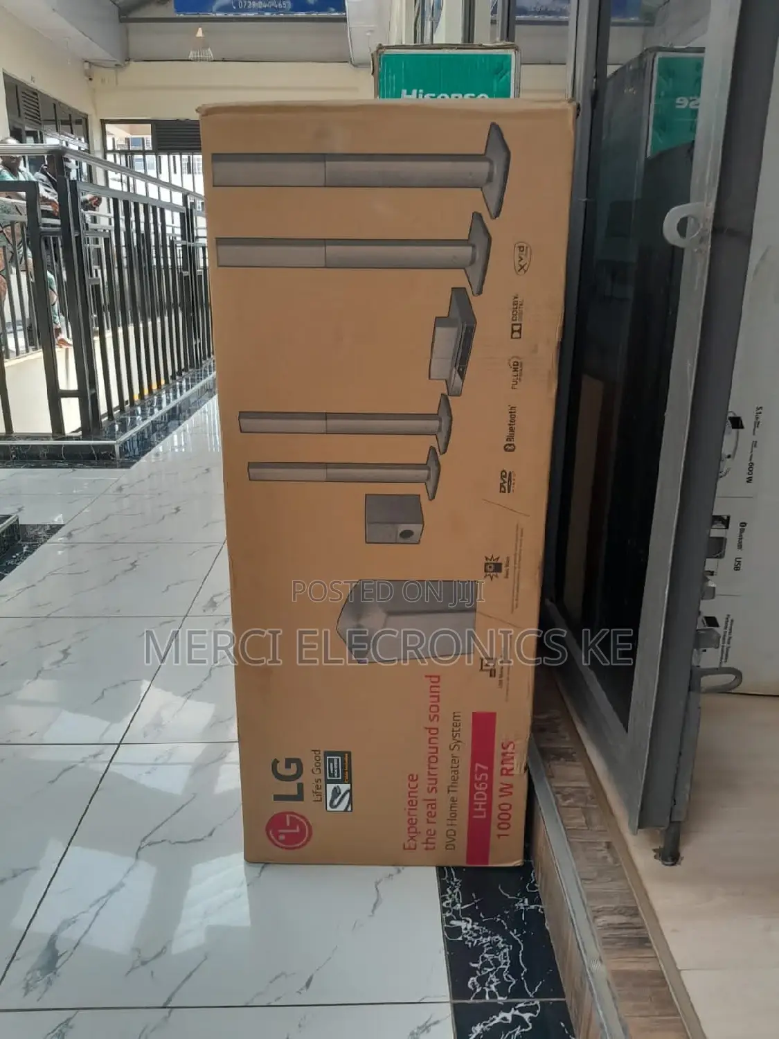 Lg Lhd657 DVD Home Theater System, 1000w, 5.1ch Bluetooth