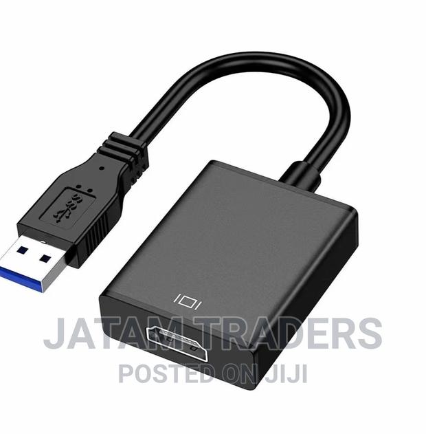 Black/Grey USB to HDMI Converter