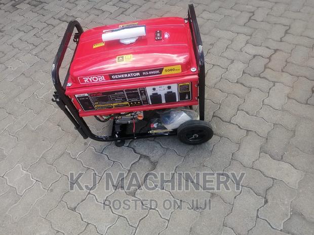 Petrol Powered Ryobi Generator - main view