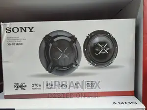 Sony 6 Inch Round Speakers- A Pair