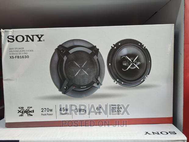 Sony 6 Inch Round Speakers- A Pair