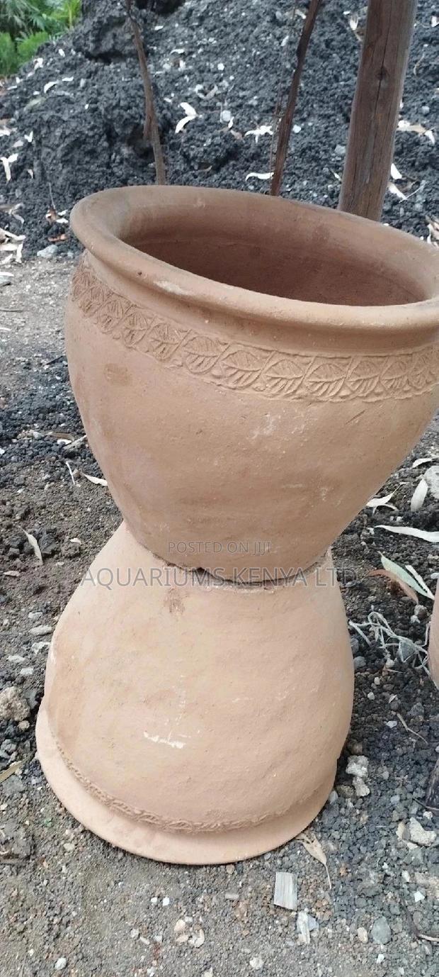 Firmly Dried Clay Potsflower Pots - main view