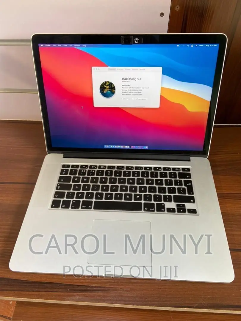 New Laptop Apple MacBook 2015 8GB Intel Core I7 SSD 256GB