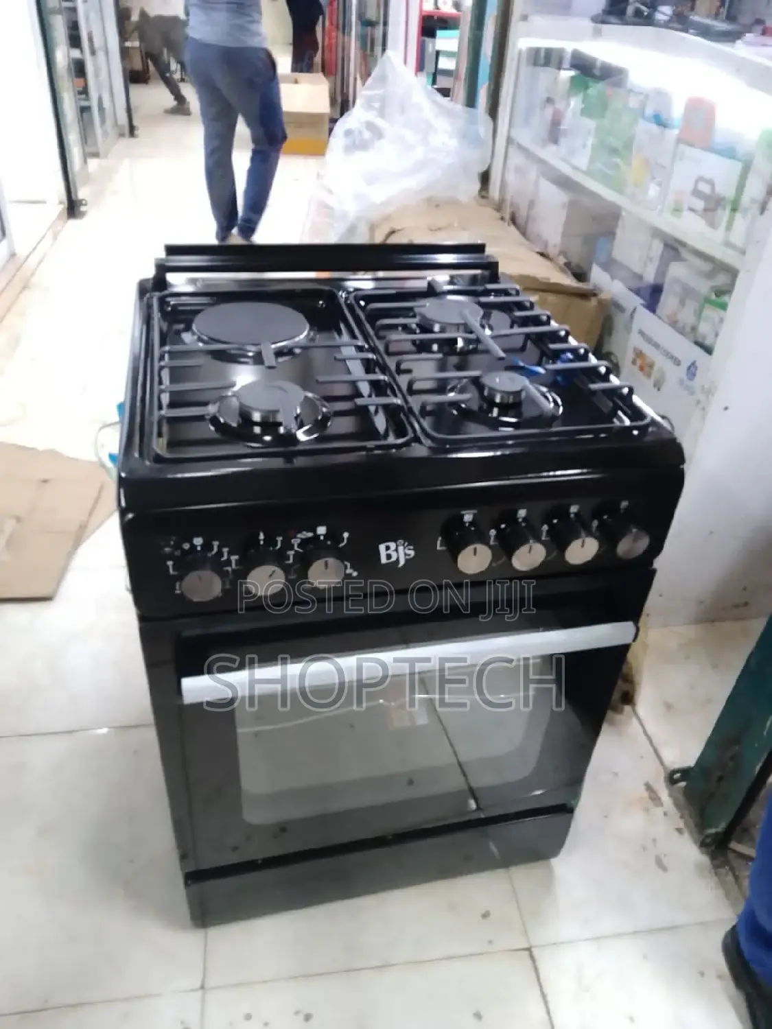 Bjs 60x60 3-gas+1 Hot Plate With Turbo-fan