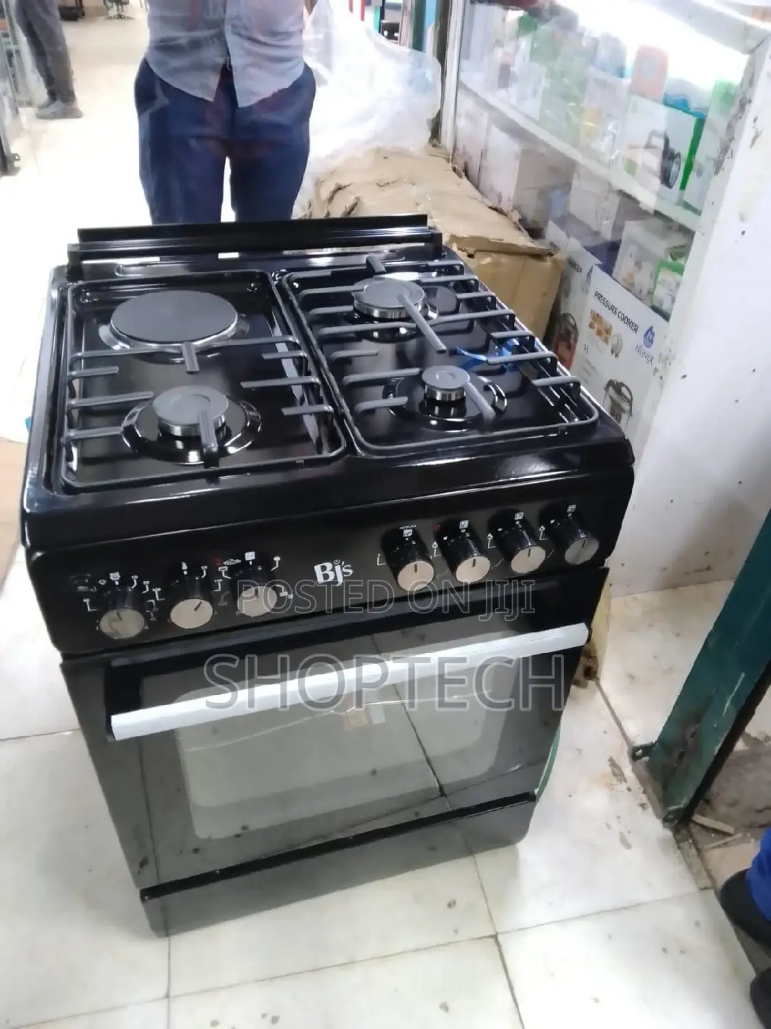 Bjs 60x60 3-gas+1 Hot Plate With Turbo-fan