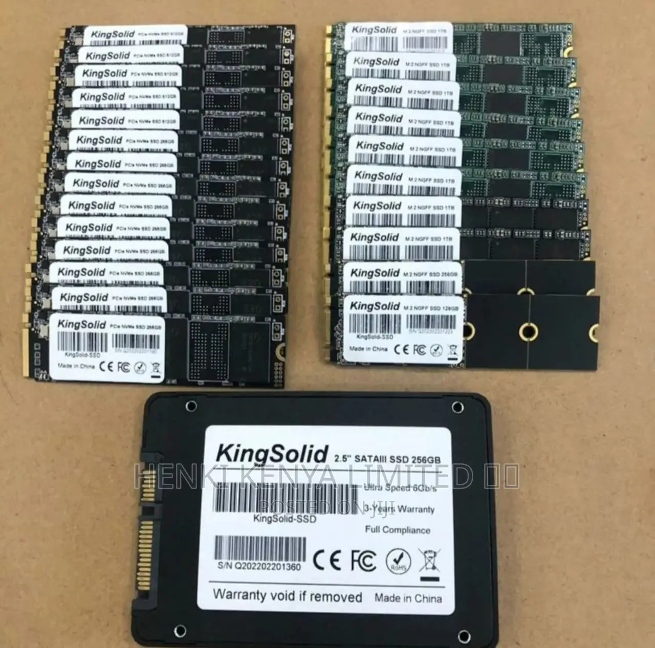 Kingsolid 256gb 2.5 SSD Available in Stock