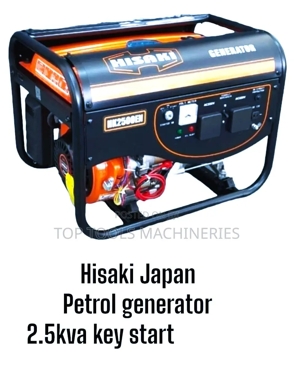 Hisaki Japan 2.5kva Petrol Generator Key Start
