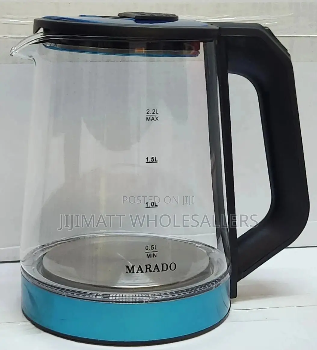 Marado 2 LTR Electric Kettle With Glass Jar