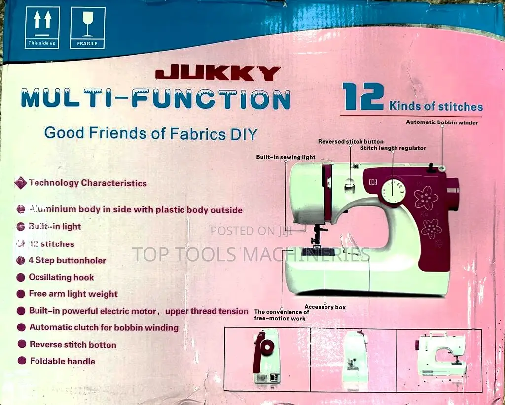 Jukky Multi Function Sewing Machine With Inbuilt Motor