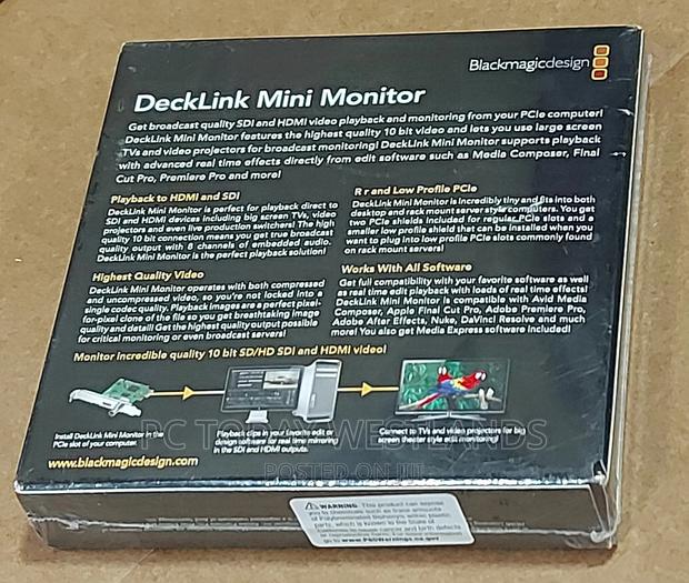 Blackmagic Decklink Mini Monitor - SDI and HDMI Playback - thumbnail 2