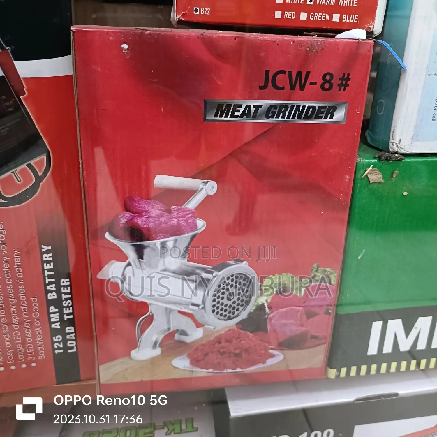 Aluminium Manual Meat Mincer
