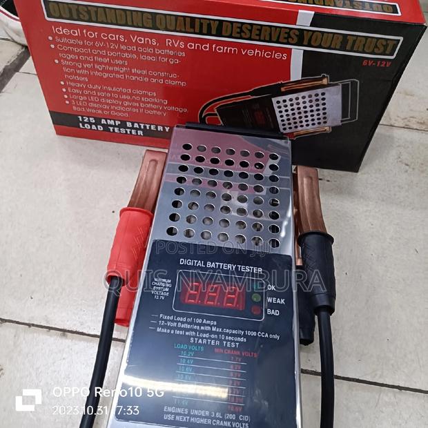 Digital Battery Tester . - main view