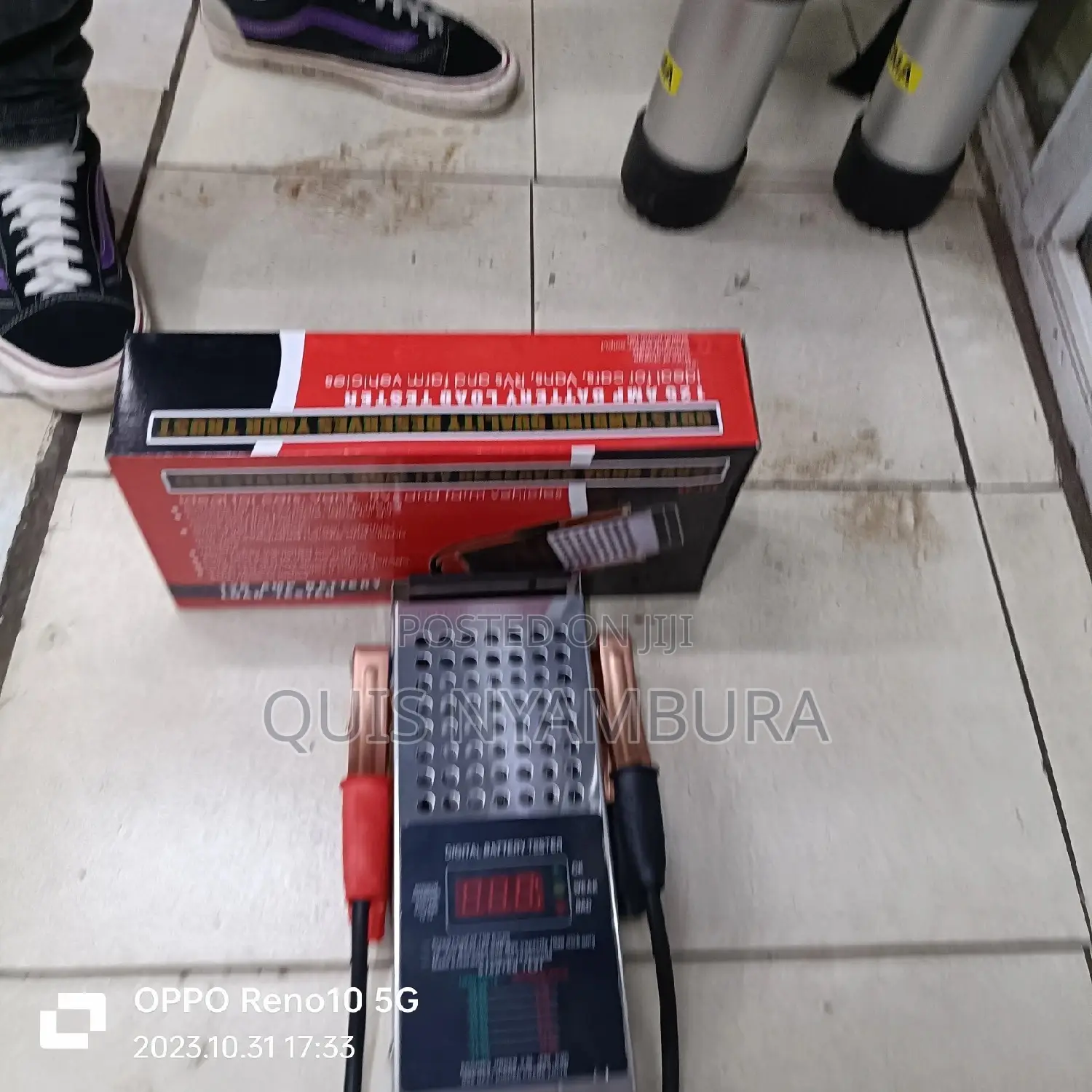 Digital Battery Tester .