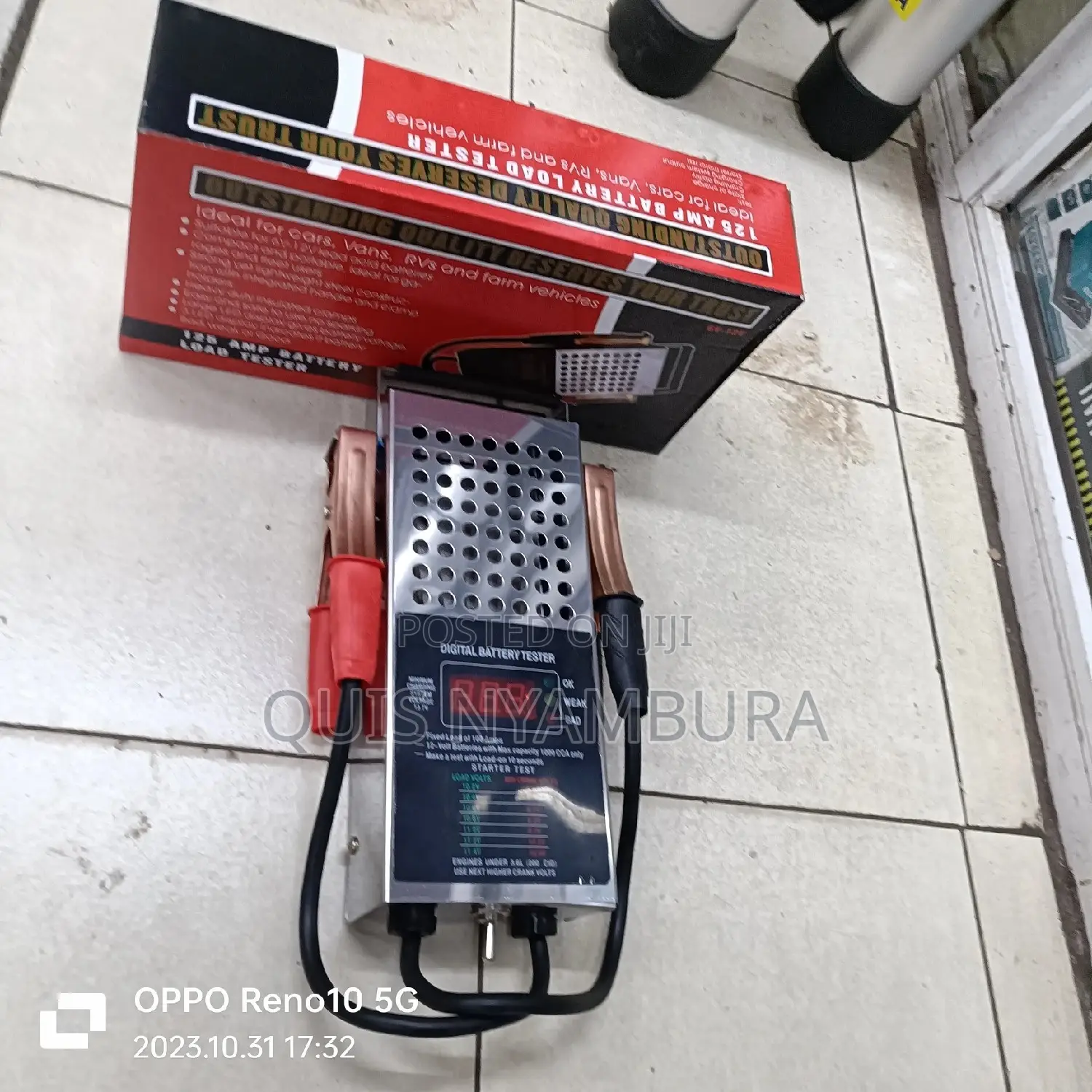 Digital Battery Tester.