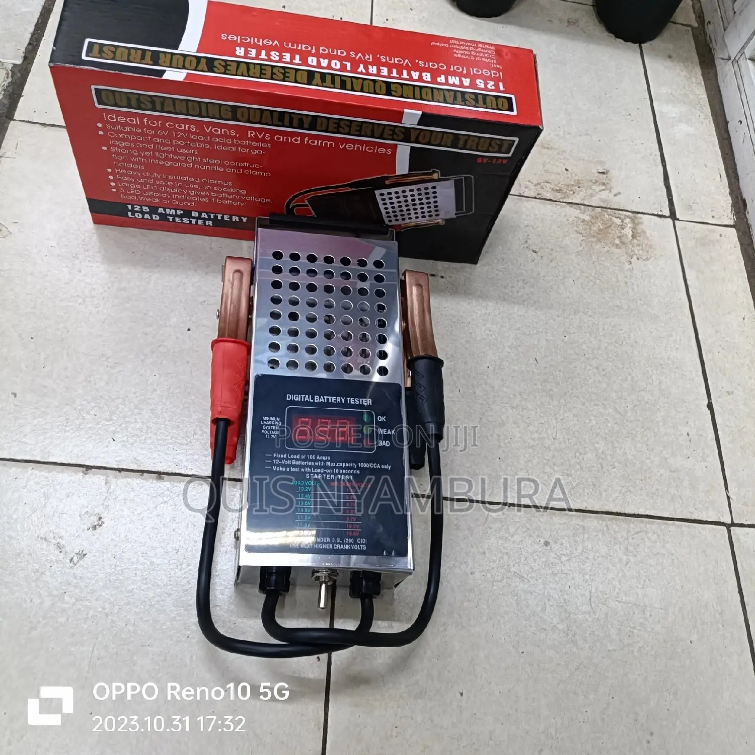 Digital Battery Tester.
