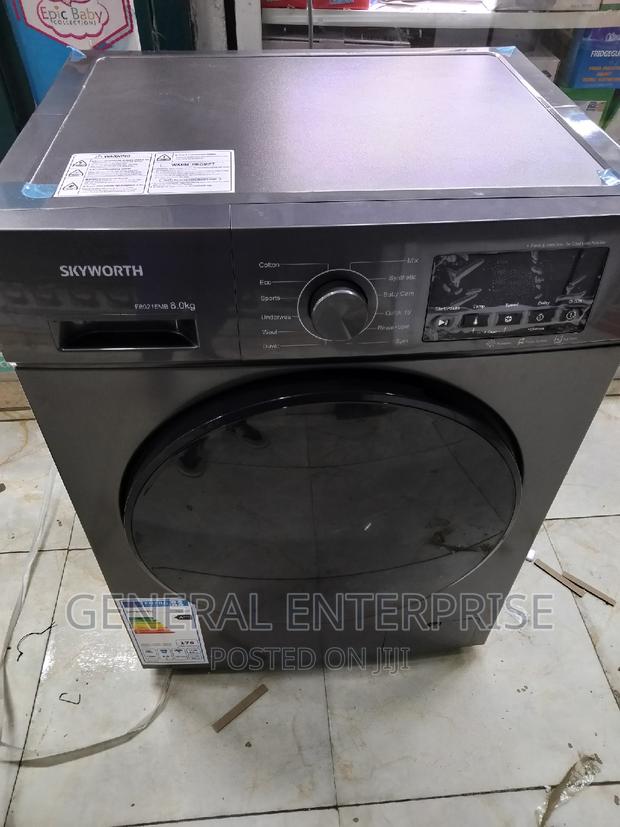 Washing Machine, Skyworth 8kg Front Load Washing Machine - main view