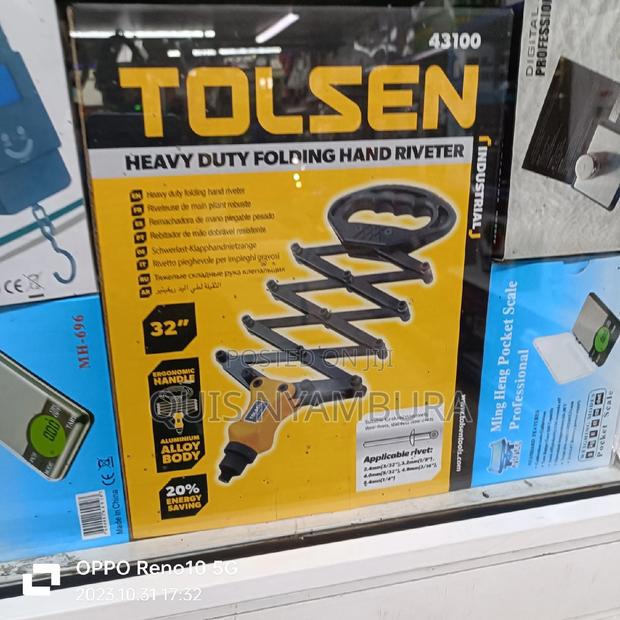 Heavy Duty Hand Folding Riveter. - main view