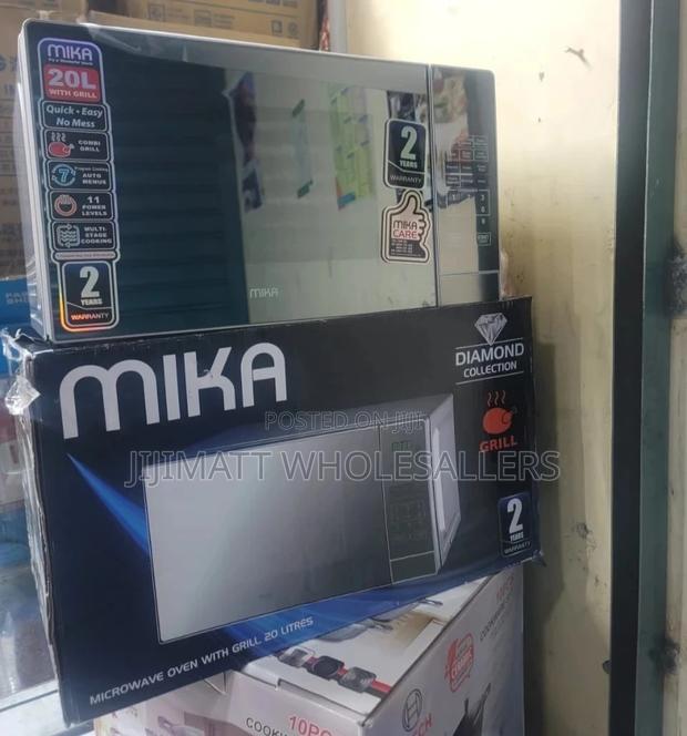 Mika Lee Mika Microwave Oven Grill 20ltr With 1000W Silver