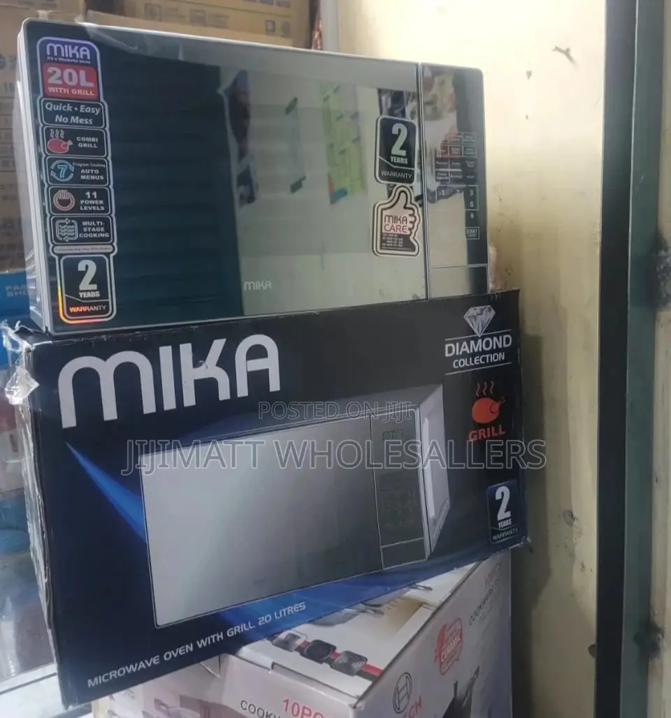 Mika Lee Mika Microwave Oven Grill 20ltr With 1000W Silver
