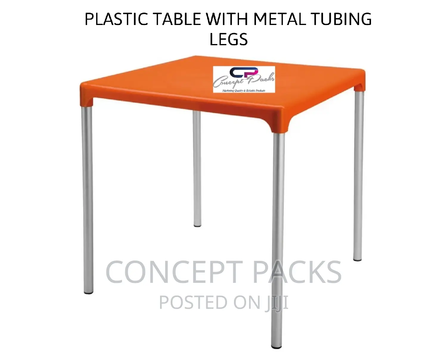 Boulevard Table With Aluminium Legs