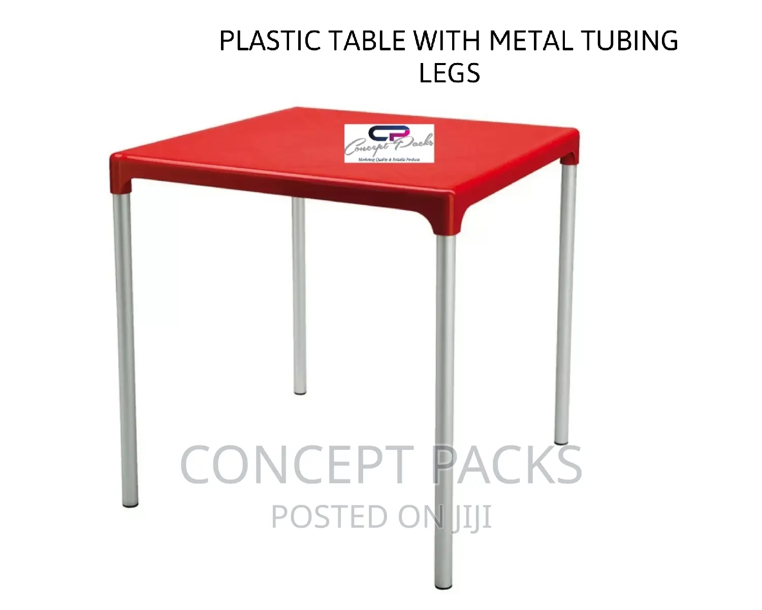 Boulevard Table With Aluminium Legs