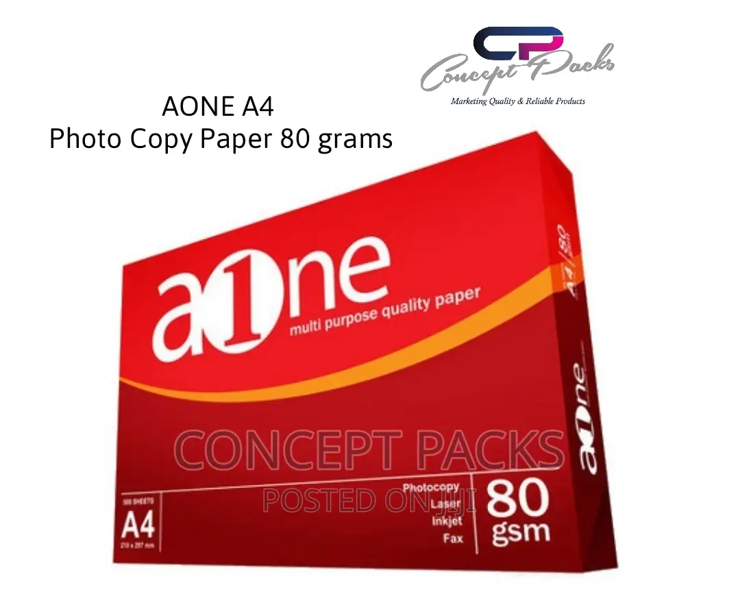 5pcs(1ctn) Aone A4 Photo Copy Paper 80 Grams