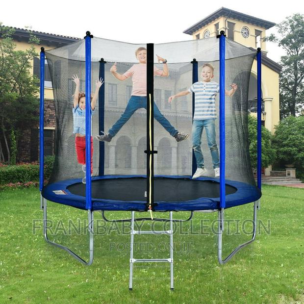 Trampoline With Safety Ladder