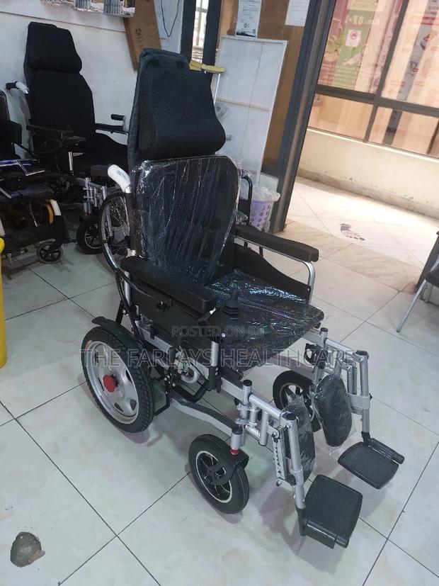 Electric Wheelchair- Reclining High Back. - thumbnail 2