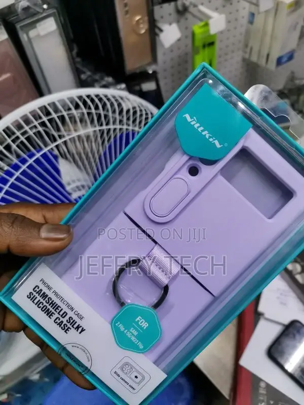 Samsung Z Flip 4 - Camshield Silky Silicone Case Purple
